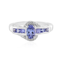 Anello in argento con Tanzanite
