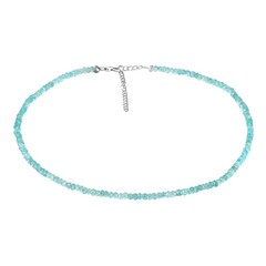 Collana in argento con Apatite Blu