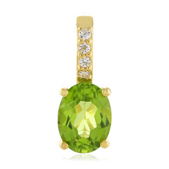 Ciondolo in argento con Peridoto