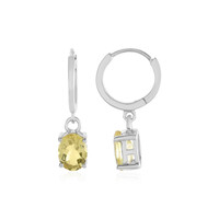 Orecchini in argento con Berillo Giallo