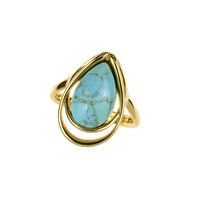 Anello in argento con Turchese