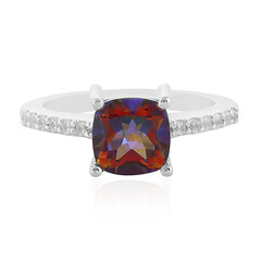 Anello in argento con Topazio Mistico Siena