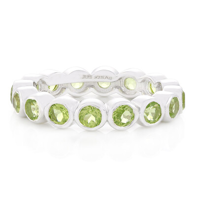 Anello in argento con Peridoto