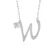 Collana in argento con Pietra di Luna Arcobaleno