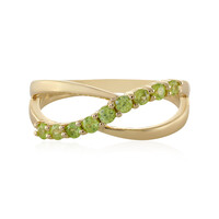 Anello in oro con Sfene