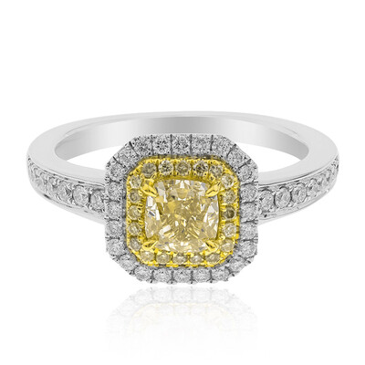 Anello in oro con Diamante Giallo SI2 (CIRARI)