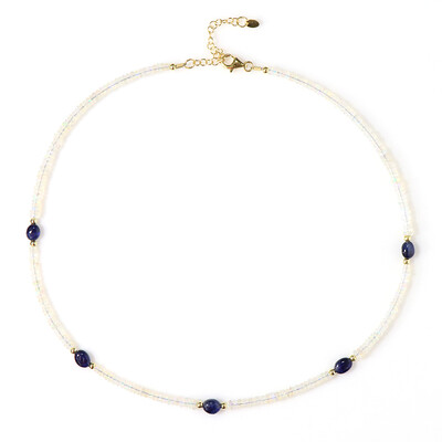 Collana in argento con Zaffiro Blu Bemainty (Riya)