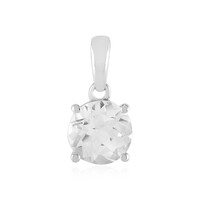 Ciondolo in argento con Topazio Bianco