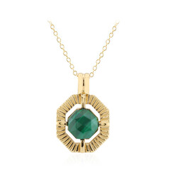 Collana in argento con Malachite