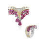 Anello in argento con Rubino della Birmania (Gems en Vogue)