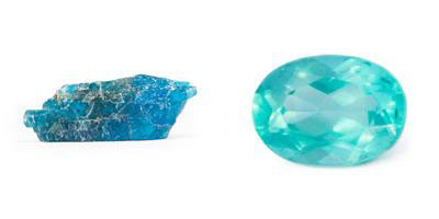 Apatite lavorata grezzo