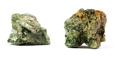 Diopside cristalli grezzi